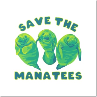 Save the Manatees Posters and Art